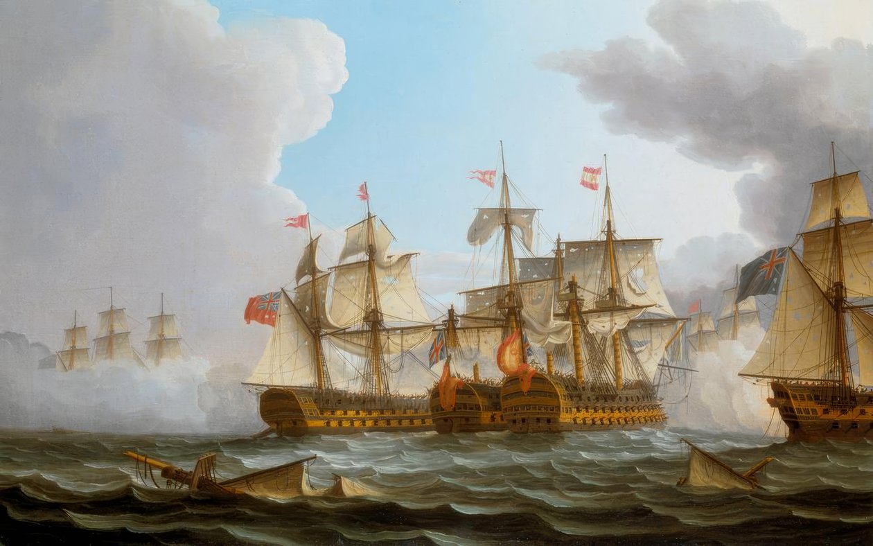 Die Schlacht von Kap St. Vincent von Thomas Buttersworth