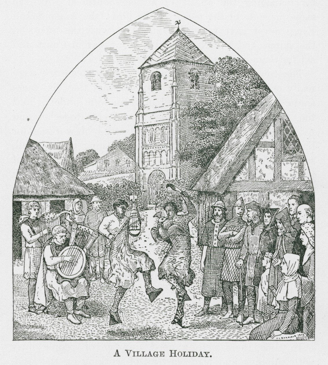 Ein Dorffest von Thomas Charles Barfield