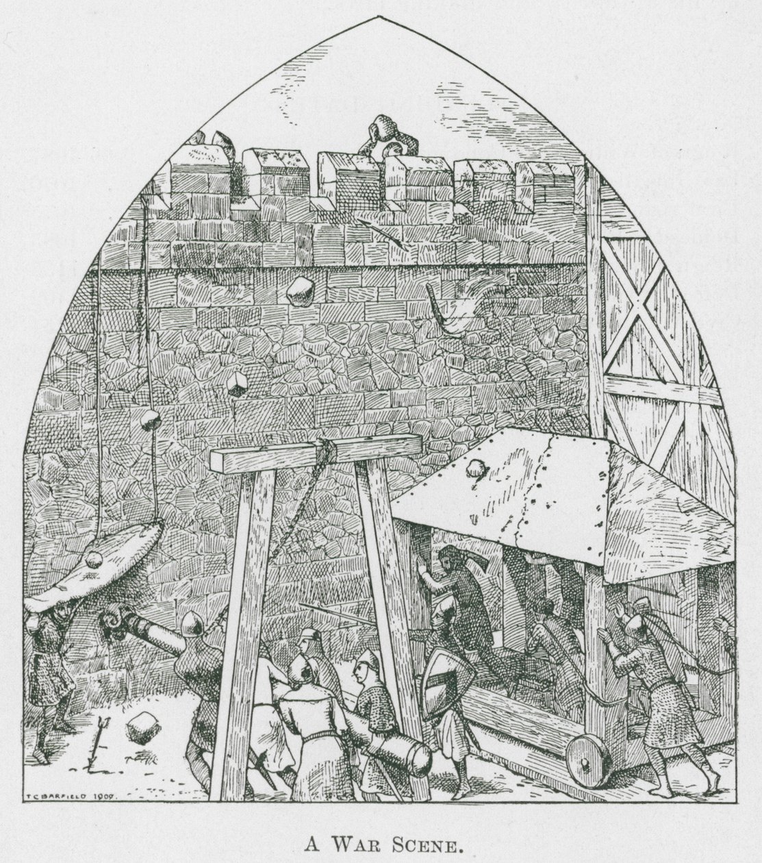 Eine Kriegsszene von Thomas Charles Barfield