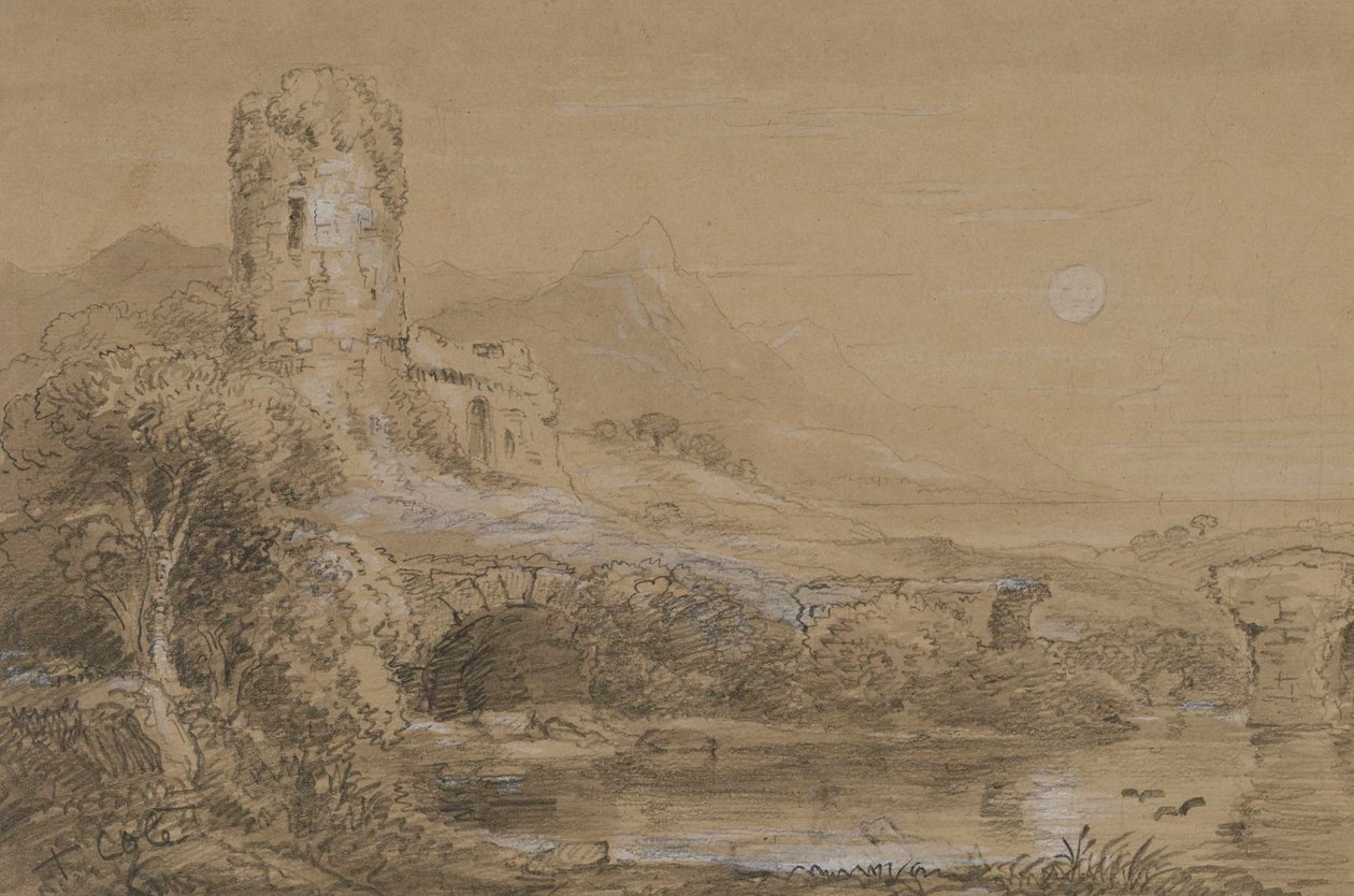 Italienische Landschaft von Thomas Cole