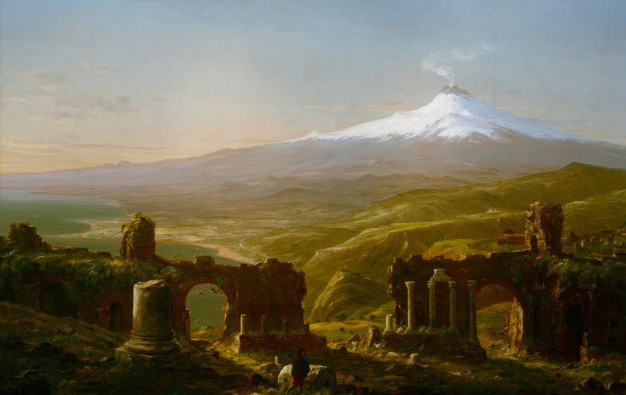 Ätna von Taormina von Thomas Cole