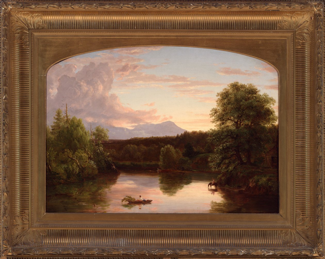 North Mountain und Catskill Creek von Thomas Cole