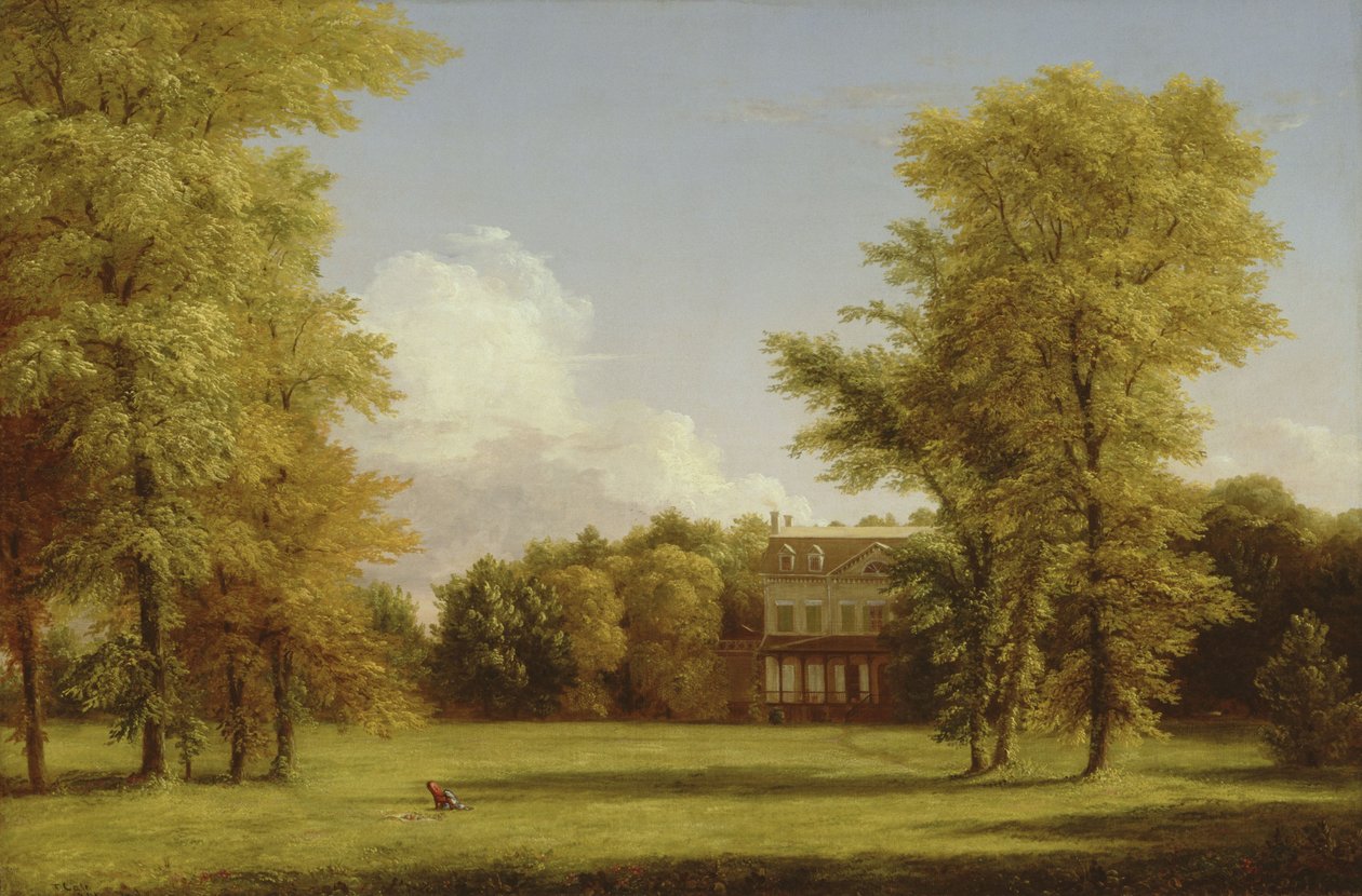 Das Van Rensselaer Herrenhaus von Thomas Cole