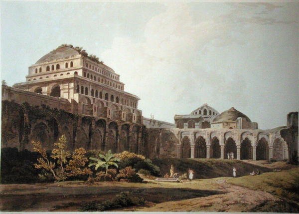 Teil des Palastes, Madura, Tafel XIII aus 