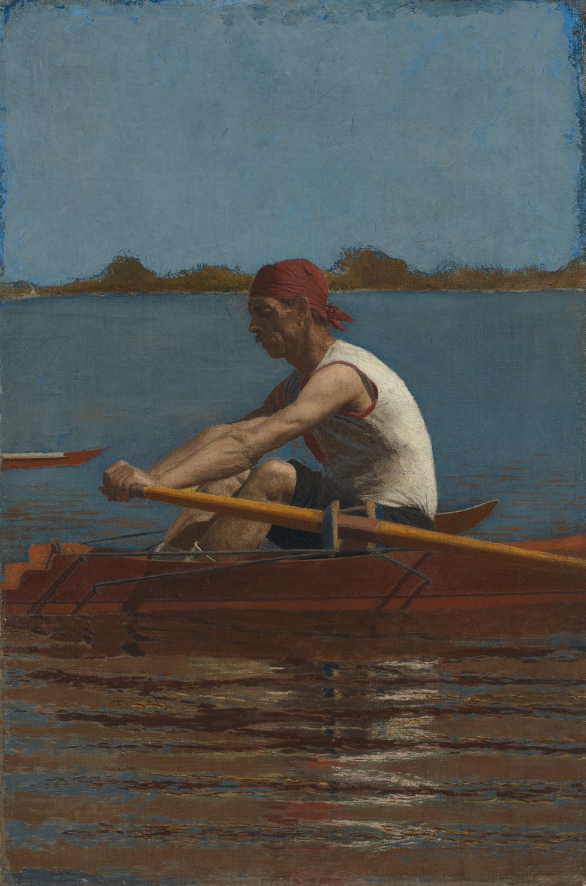John Biglin in einem Einerruder von Thomas Eakins