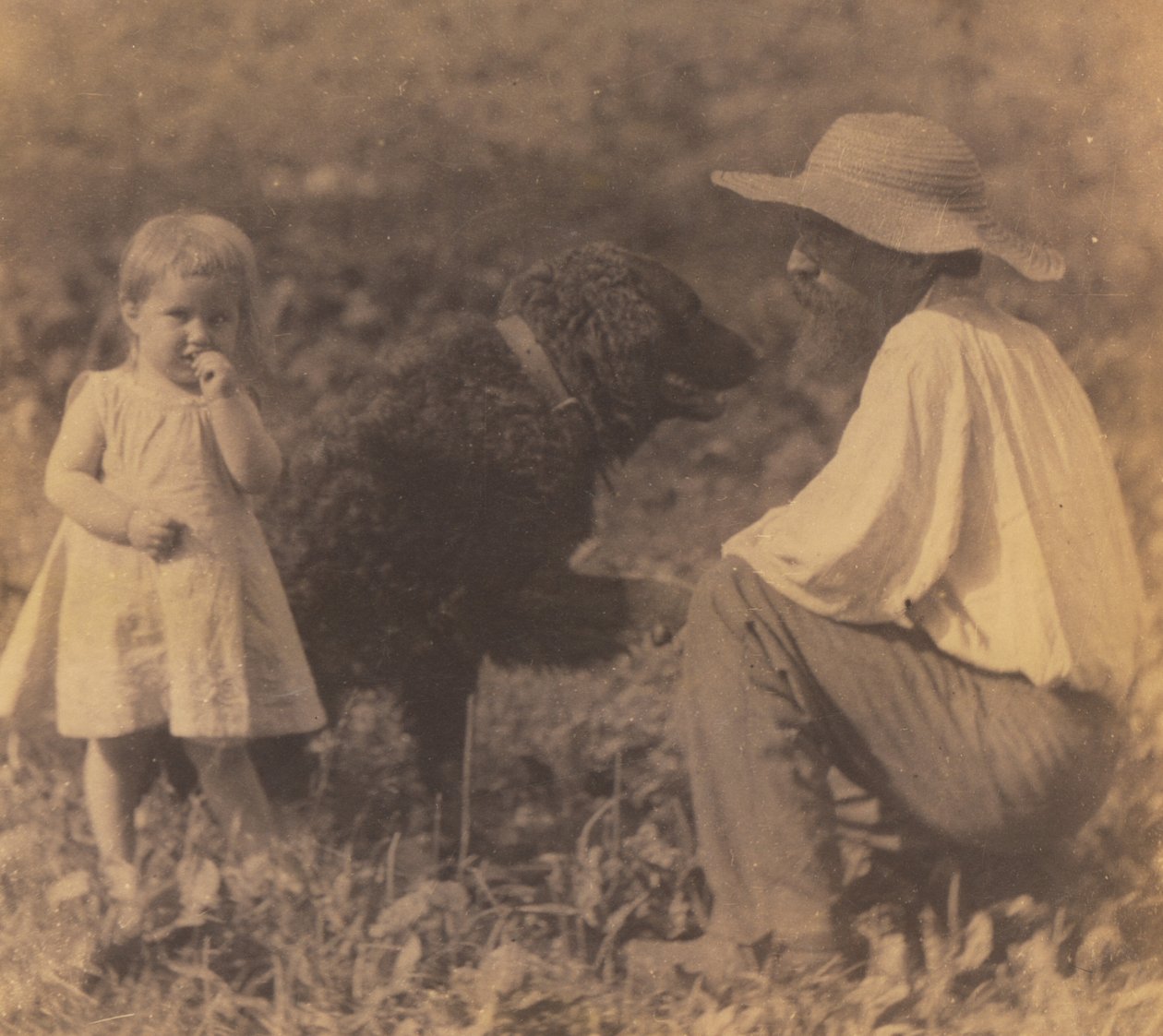 [Katie Crowell, William J. Crowell und „Piero?“] von Thomas Eakins