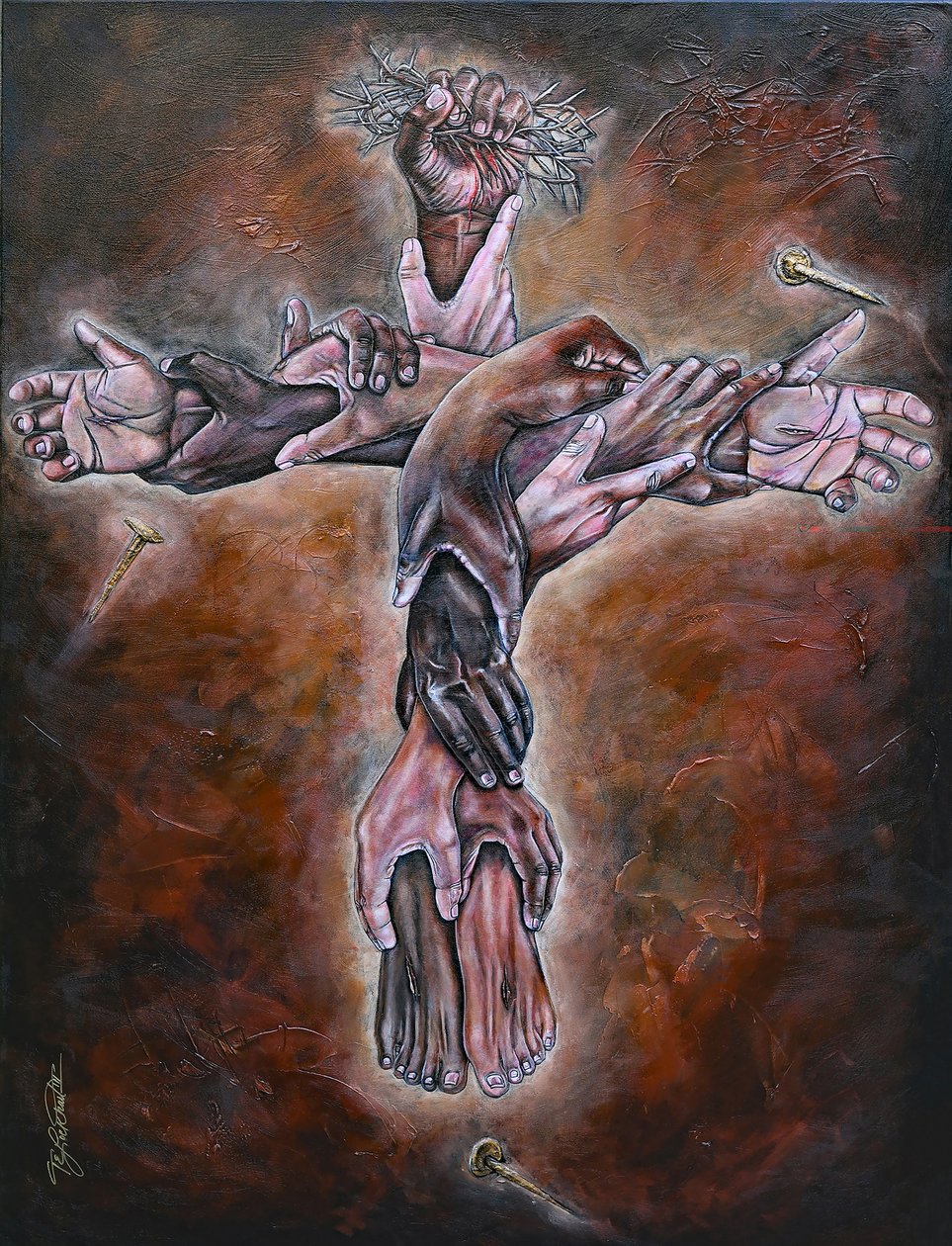 Leib Christi, 2019 von Thomas Elias Lockhart