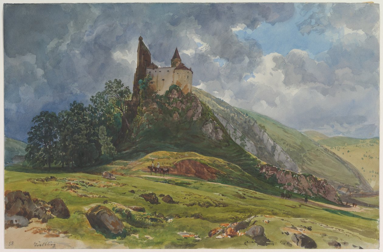 Ruine der Burg Schachenstein bei Thörl in der Steiermark von Thomas Ender