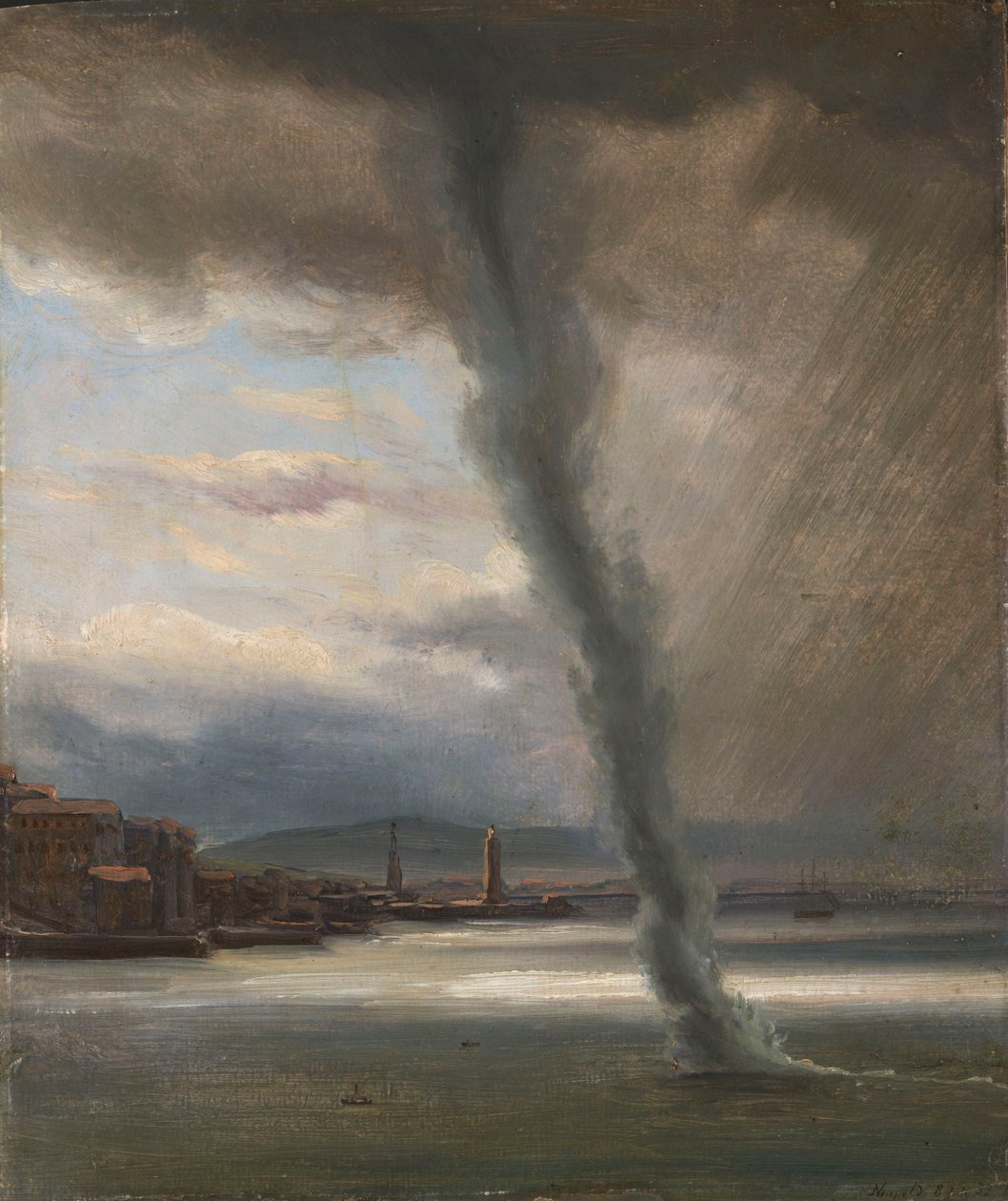 Ein Wasserhose in der Bucht von Neapel von Thomas Fearnley