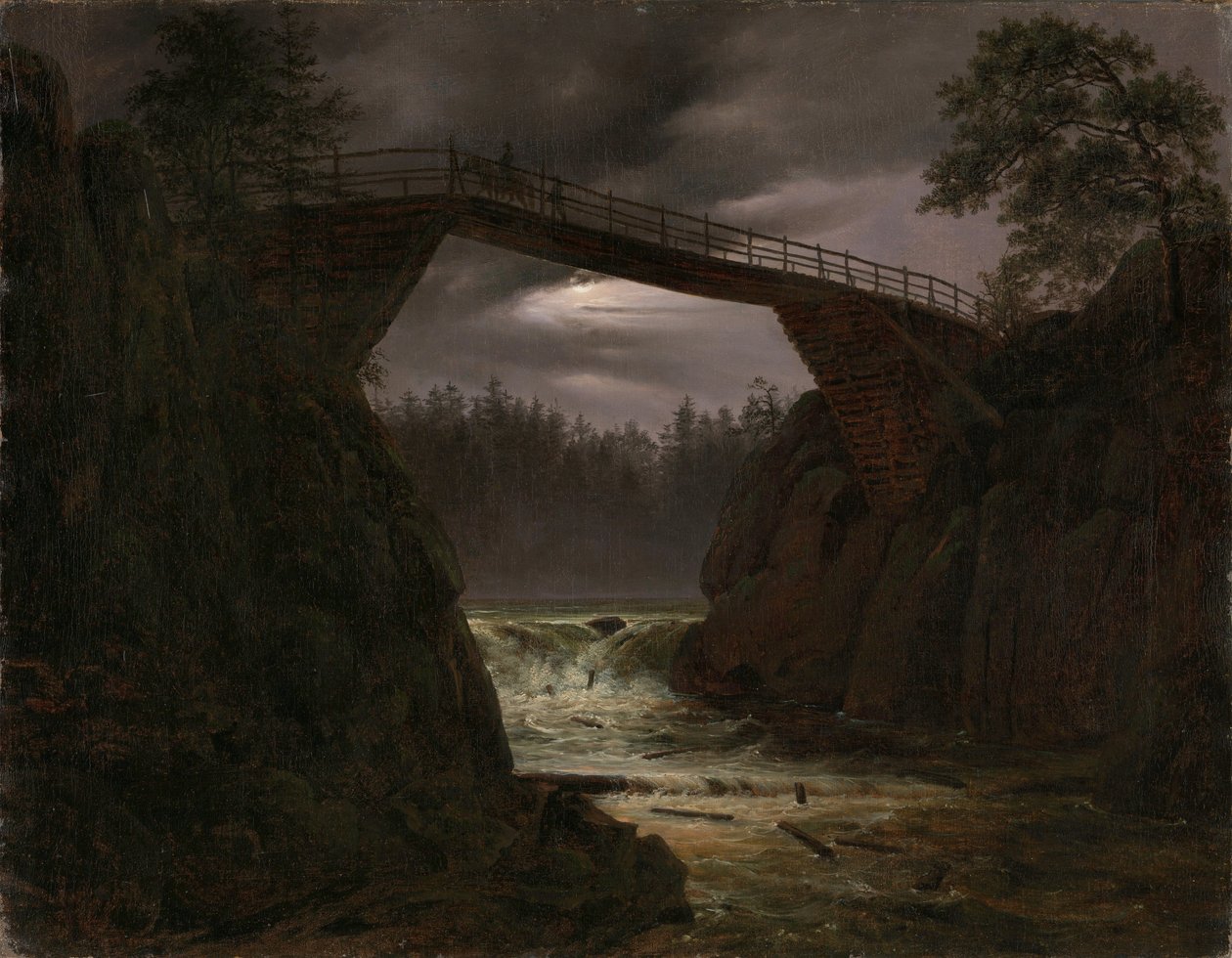 Die Brücke von Arendal, Norwegen von Thomas Fearnley
