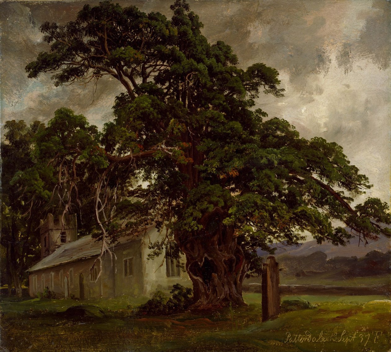 Die Kirche in Patterdale von Thomas Fearnley