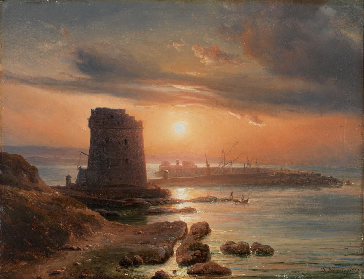 Der Hafen von Agrigent von Thomas Fearnley