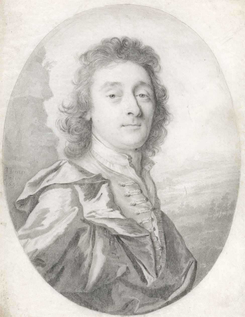 Porträt eines Mannes, 1699 von Thomas Forster