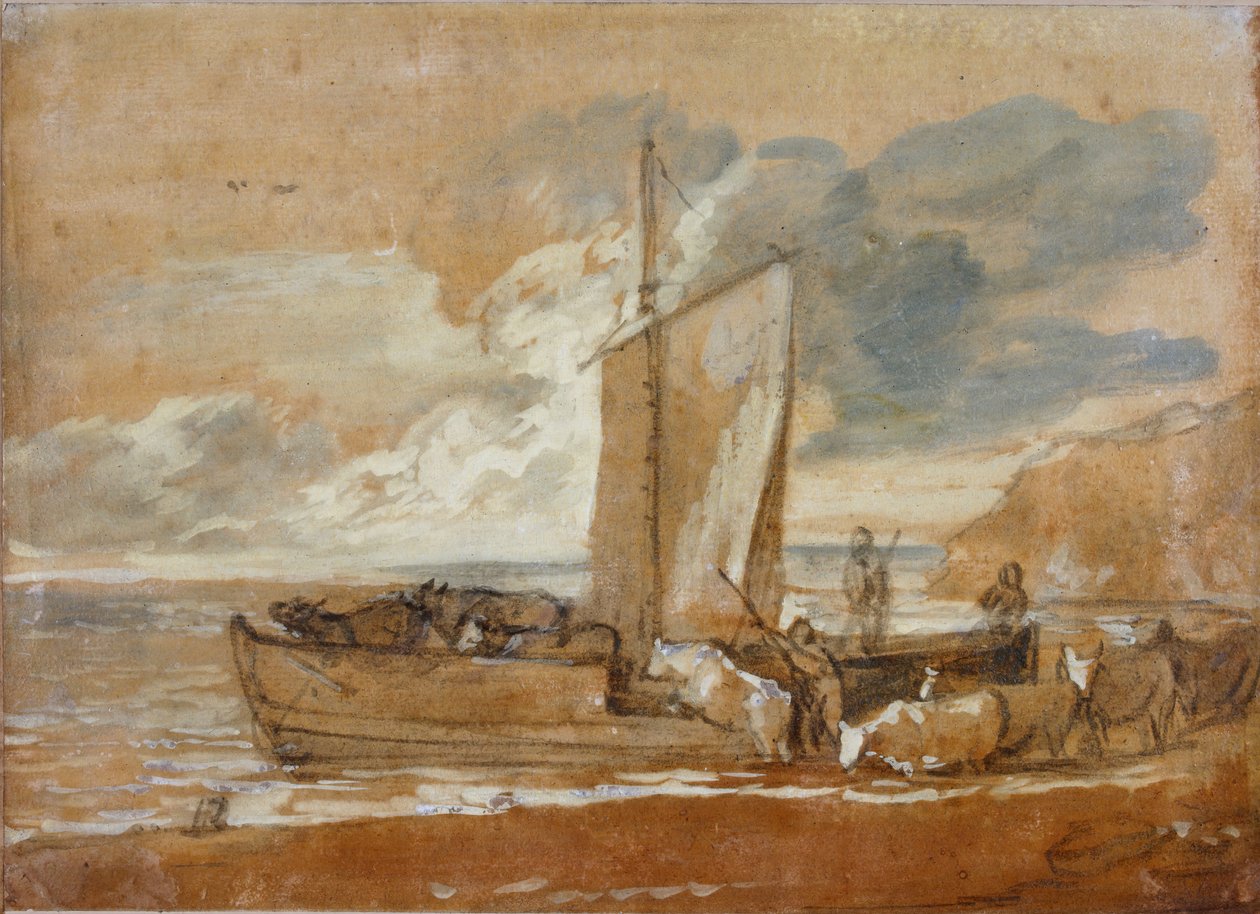 Eine Viehfähre, 1784-1788 von Thomas Gainsborough