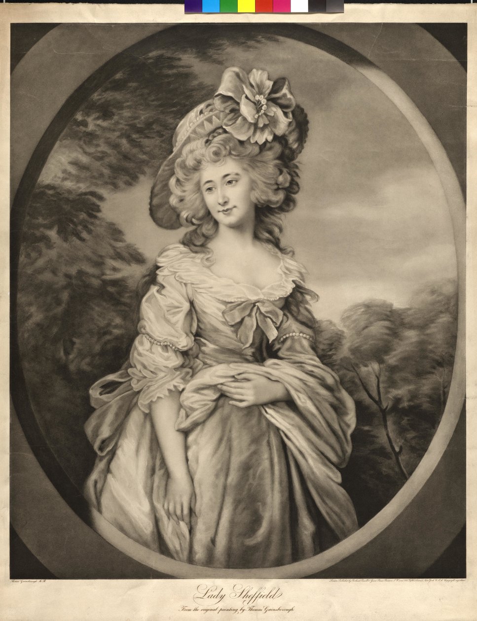Lady Charlotte Sophia Sheffield von Thomas Gainsborough