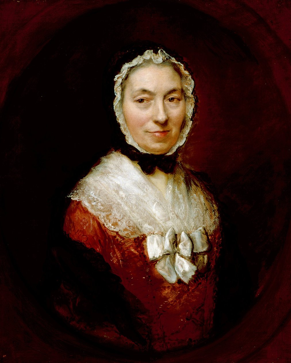 Dame mit einer Haube von Thomas Gainsborough