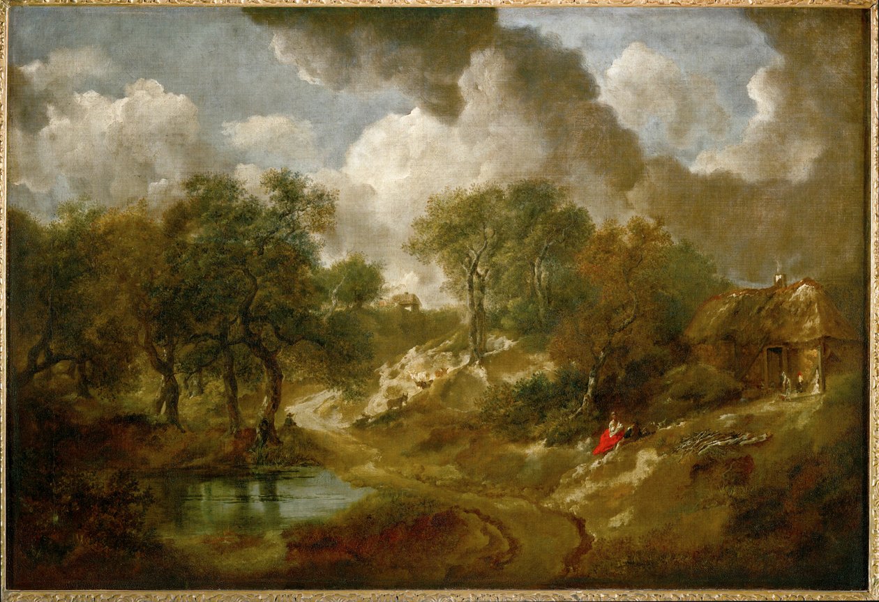 Landschaft in Suffolk von Thomas Gainsborough