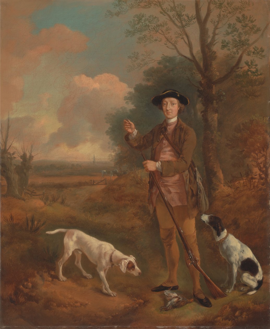 Major John Dade aus Tannington, Suffolk, ca. 1755 von Thomas Gainsborough