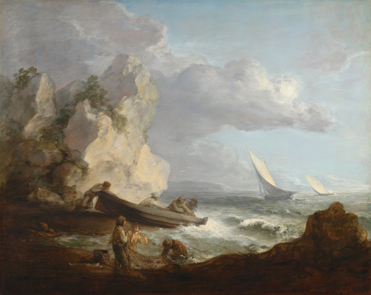 Küste mit Fischern von Thomas Gainsborough