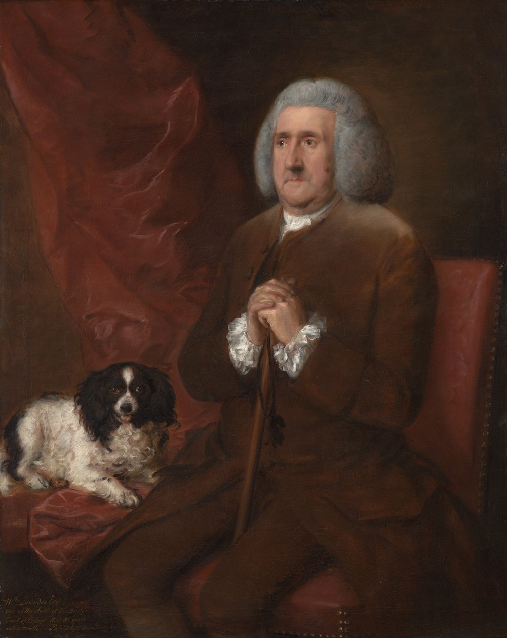William Lowndes, Rechnungsprüfer des königlichen Schatzamtes von Thomas Gainsborough