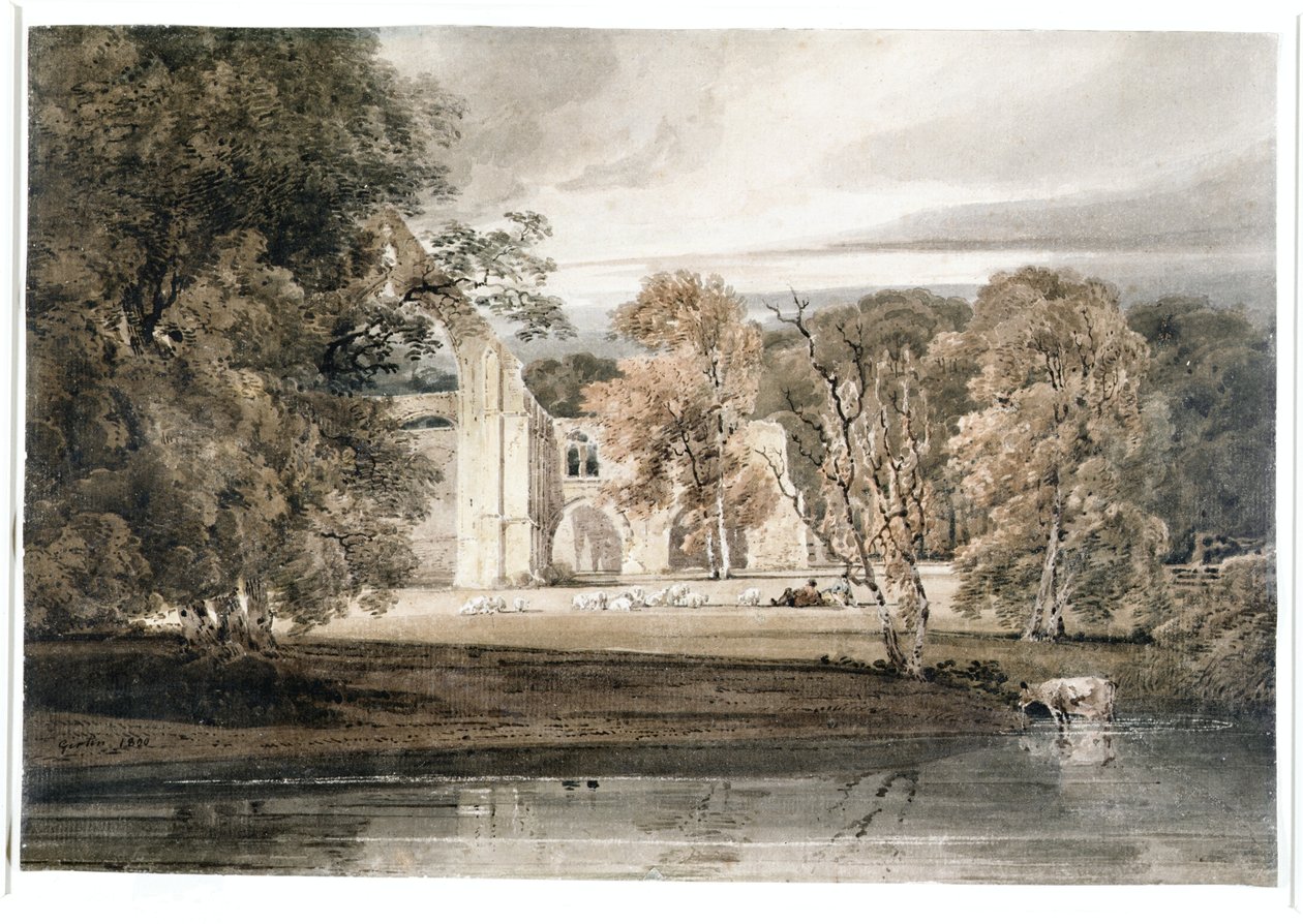 Bolton Abbey von Thomas Girtin