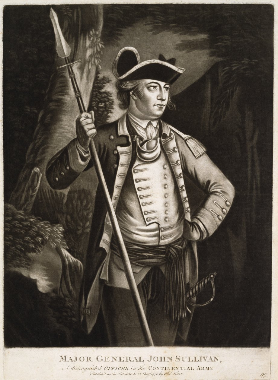 Generalmajor John Sullivan, Ein ausgezeichneter Offizier der Kontinentalarmee von Thomas Hart