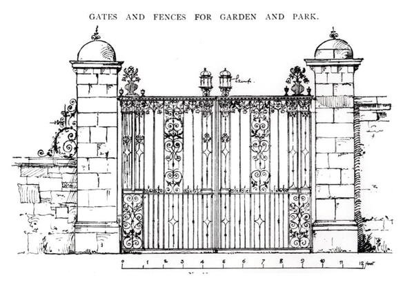 Tore und Zäune für Garten und Park, aus 