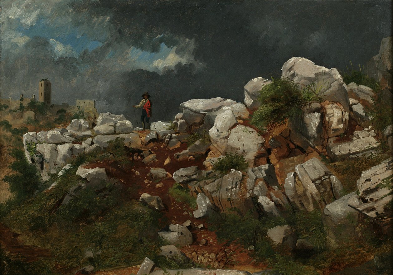 Italienische Landschaft von Thomas Hicks
