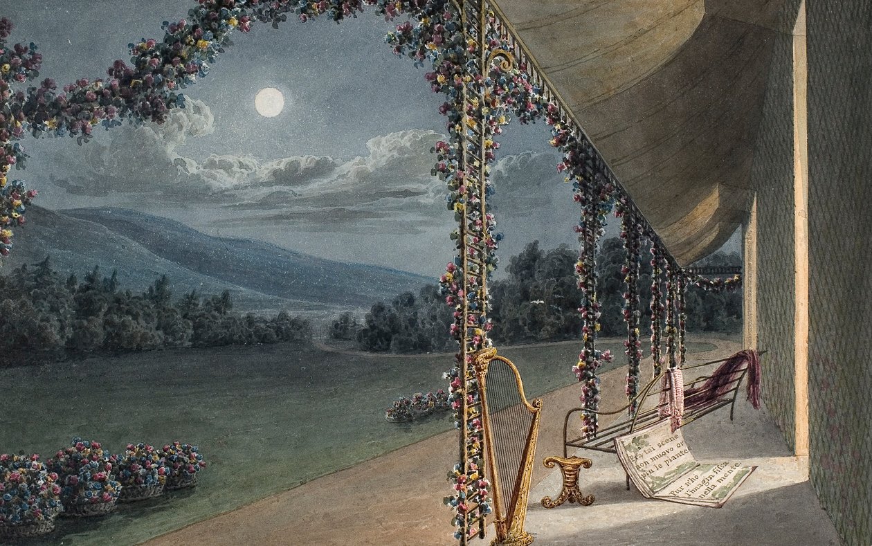 Rheola, Szene aus dem Salon von Thomas Hornor