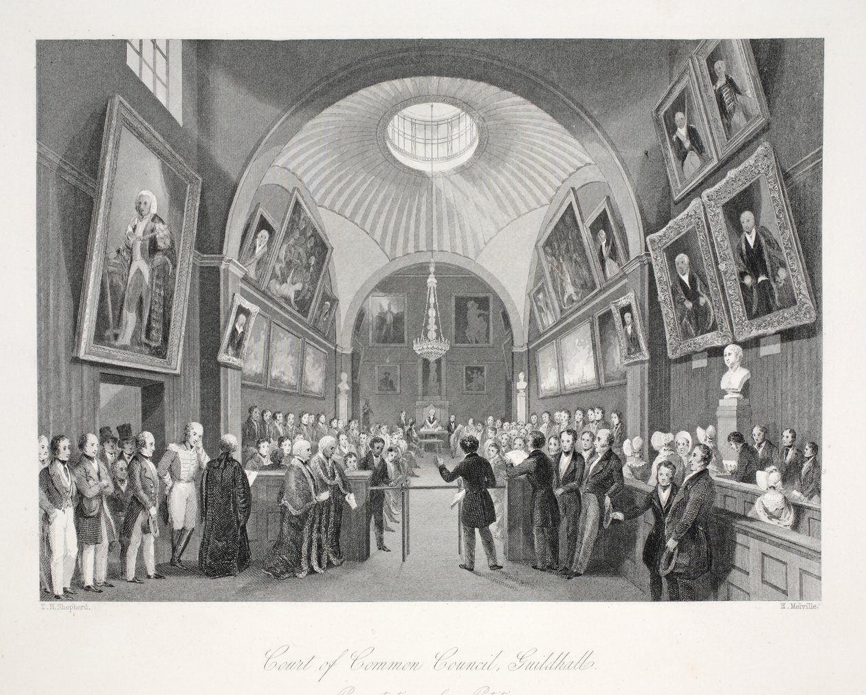 Court of Common Council, Guildhall, aus 