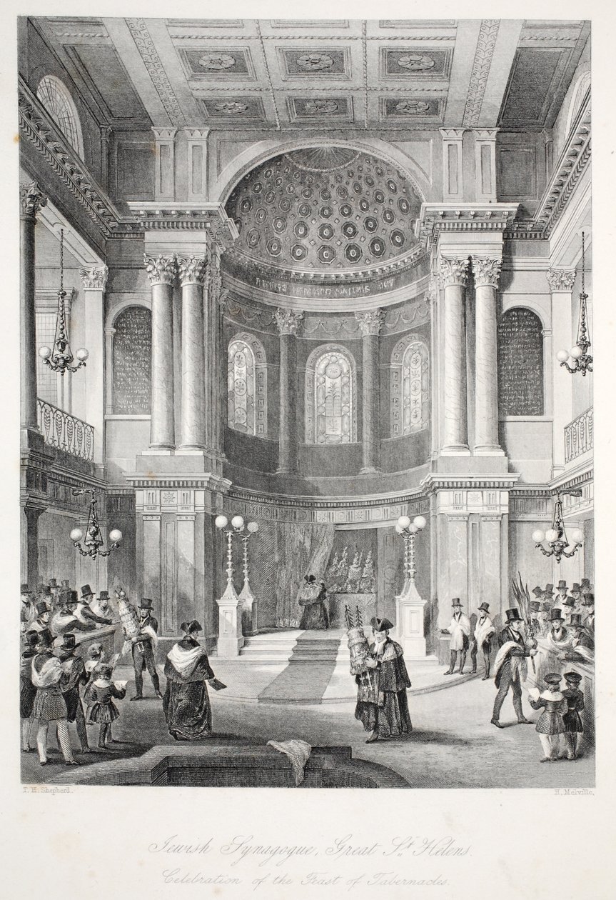 Jüdische Synagoge, Great St Helens, aus 