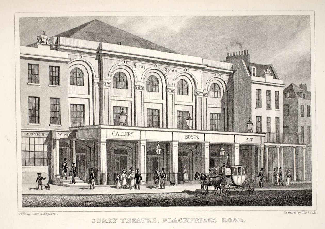 Surry Theatre, Blackfriars Road, aus 