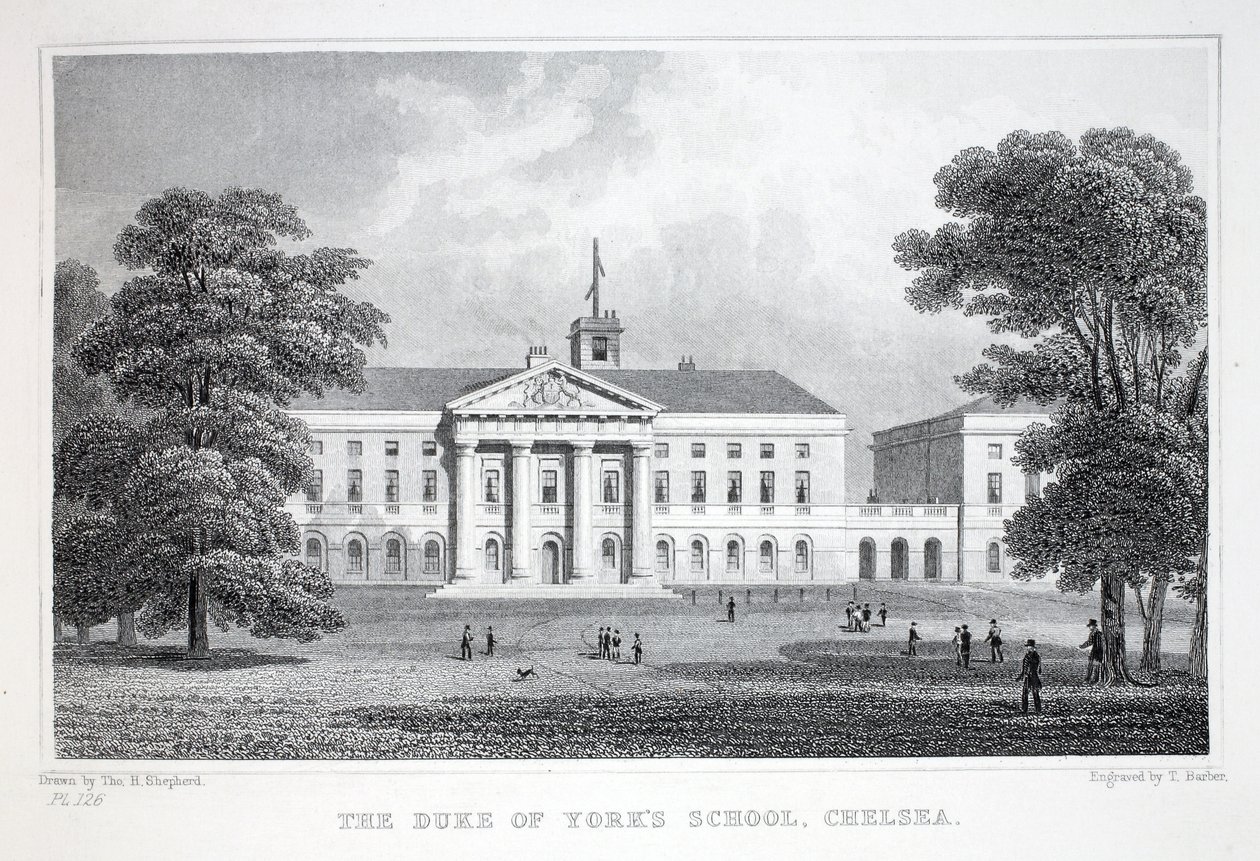 Die Schule des Herzogs von York, Chelsea, aus 