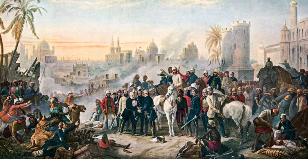 Die Befreiung von Lucknow von Thomas Jones (after) Barker