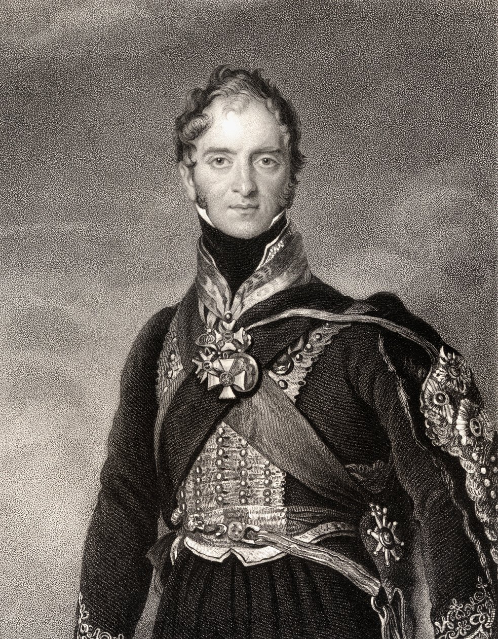 Henry William Paget, 1. Marquess of Anglesey, graviert von Samuel Freeman (1773-1857) von Thomas Lawrence