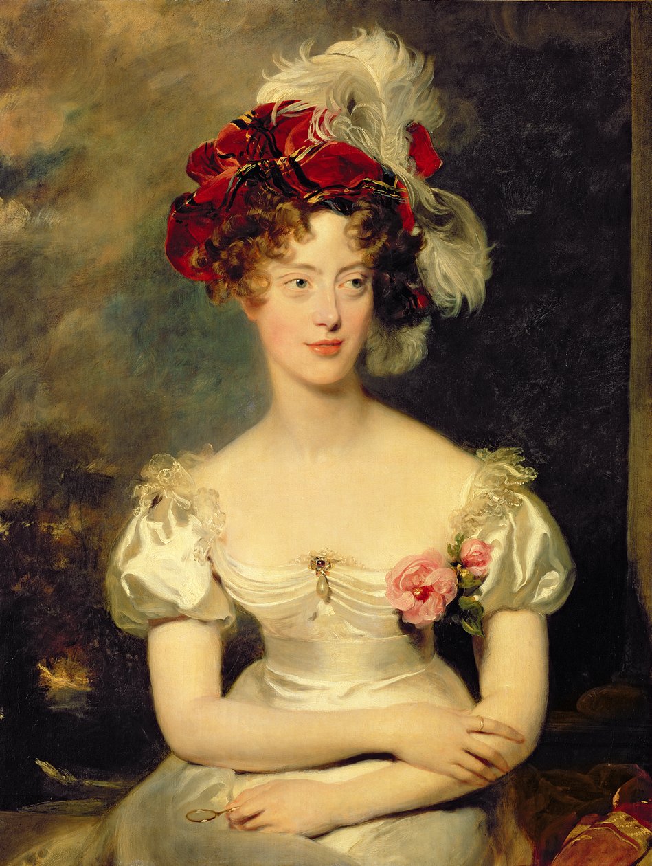 Marie-Caroline de Bourbon, Herzogin von Berry (1798-1870), ca. 1825 von Thomas Lawrence