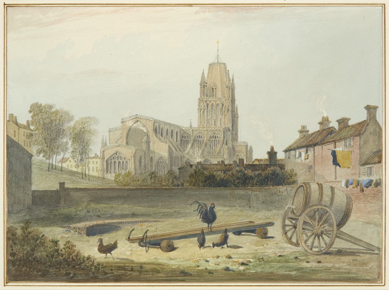 St. Mary Redcliffe Kirche von Nordosten von Thomas Leeson the Elder Rowbotham