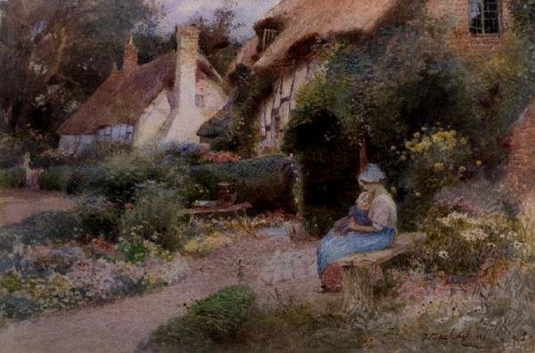 An der Hüttentür von Thomas Mackay