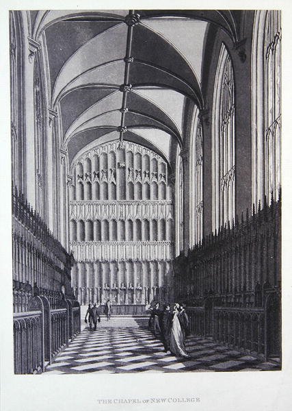 New College Chapel von Thomas Malton Jnr.