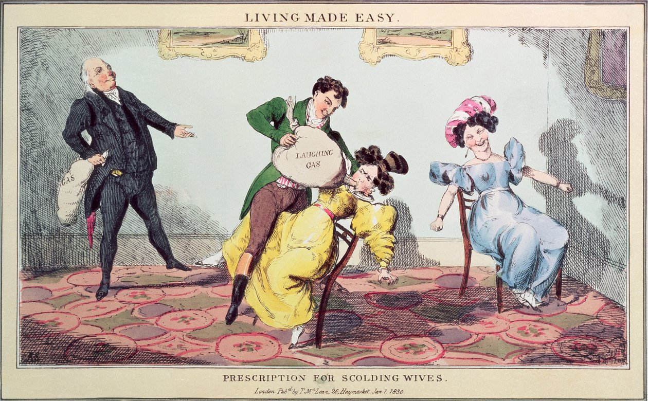 Living Made Easy: Rezept für schimpfende Ehefrauen, gedruckt von J. Netherclift, veröffentlicht 1830 von Thomas McLean