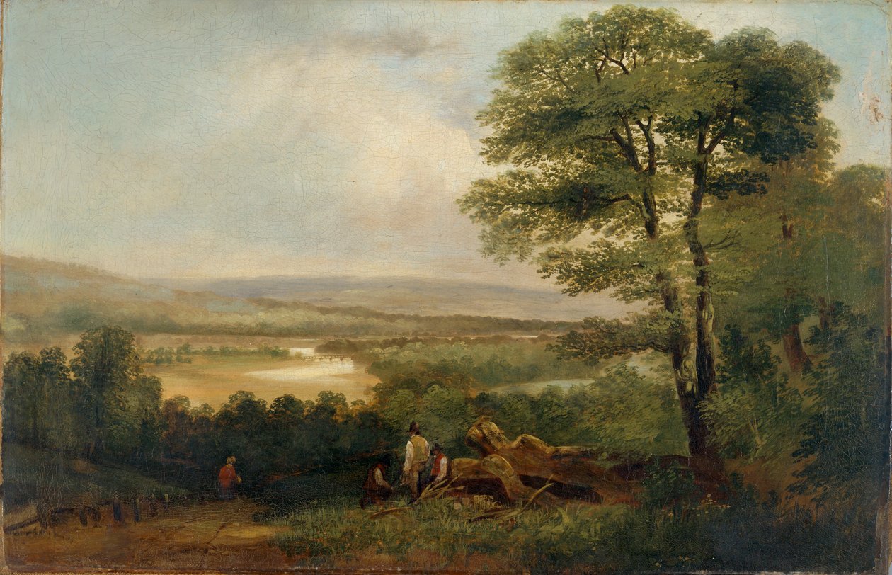 Landschaft: Blick auf Northumberland, 1804-1848 von Thomas Miles Richardson I
