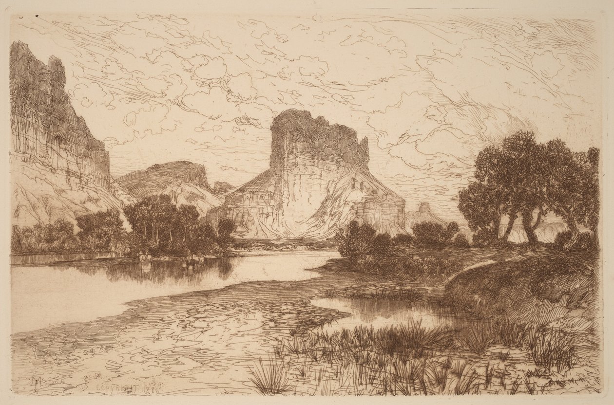 Green River, Wyoming-Territorium von Thomas Moran