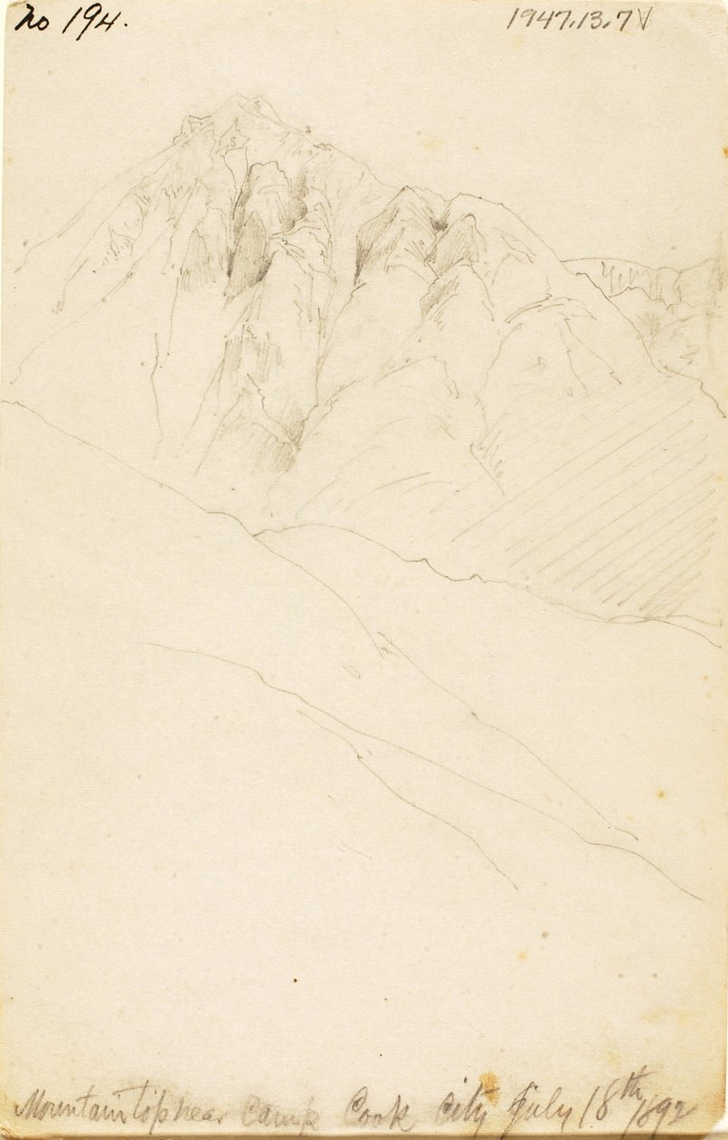Im Lager am Soda Butte Creek, Cook City von Thomas Moran
