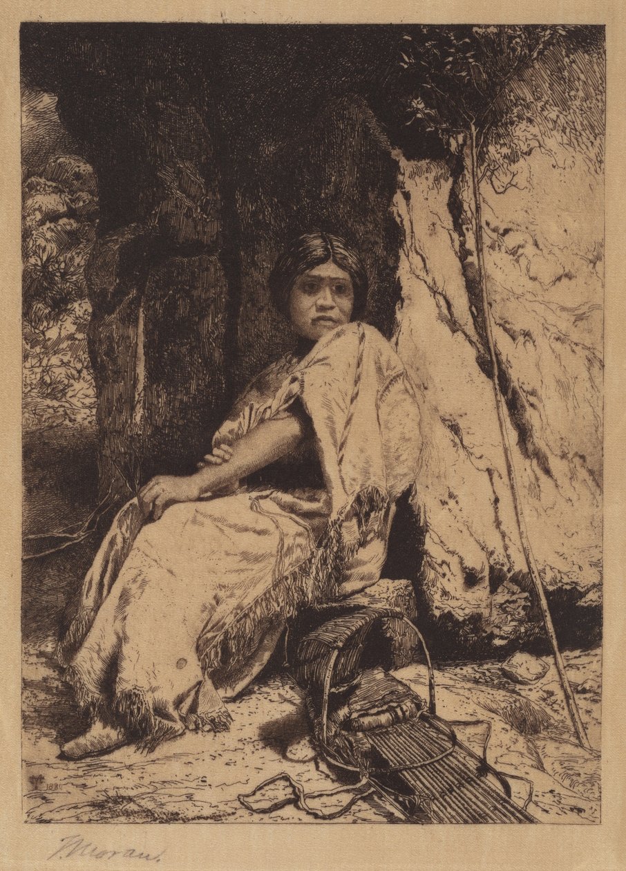 Die leere Wiege von Thomas Moran