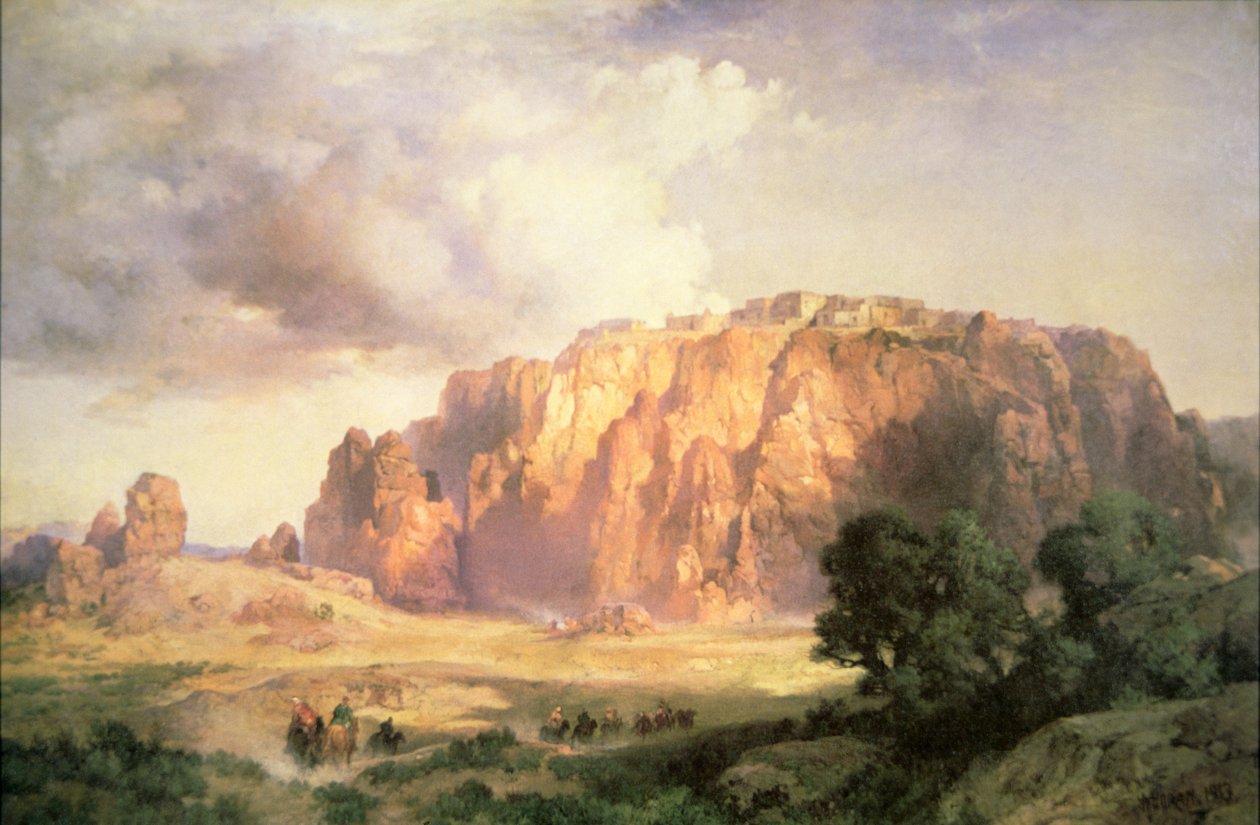 Das Pueblo von Acoma, New Mexico von Thomas Moran