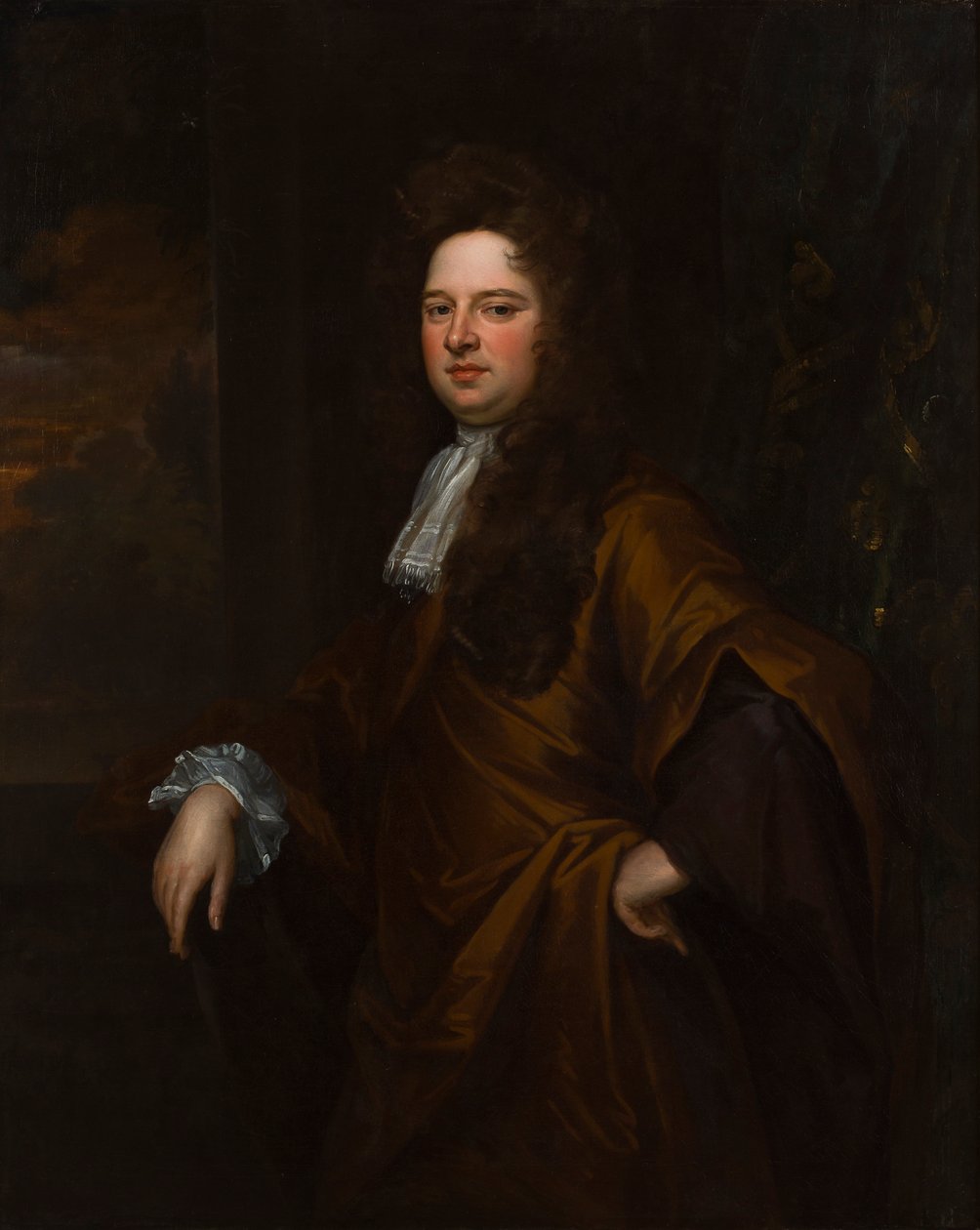 Porträt eines Mannes, möglicherweise ein Selbstporträt von Thomas Murray