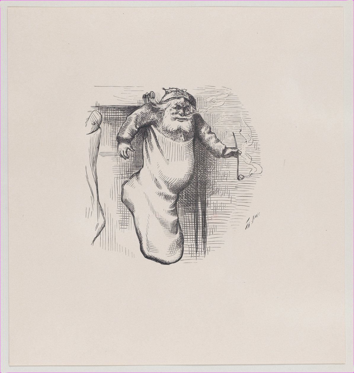 Ein voller Strumpf, 4. Januar 1879 von Thomas Nast