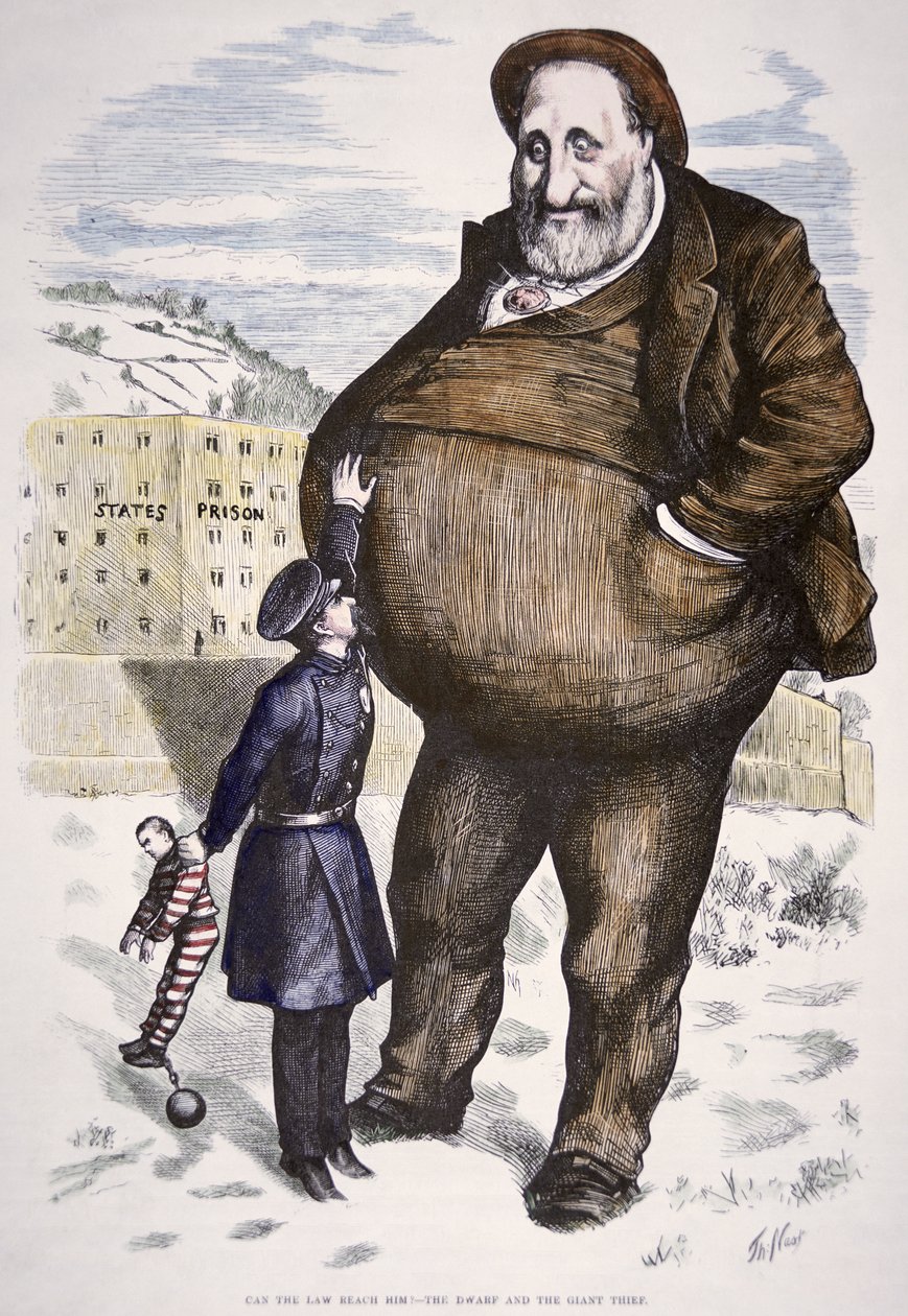 Karikatur mit William Marcy 