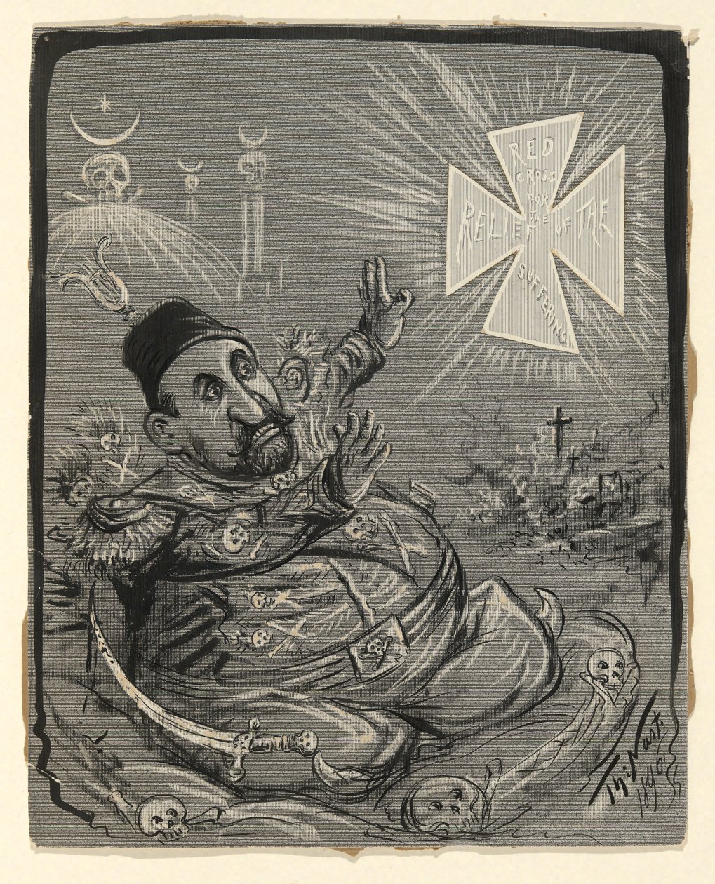 Habe mich nie um christliche Aufklärung gekümmert von Thomas Nast