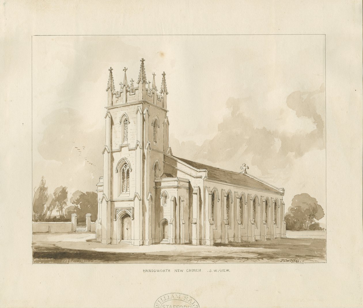 Handsworth Kirche von Thomas Peploe Wood